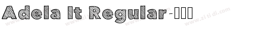 Adela It Regular字体转换